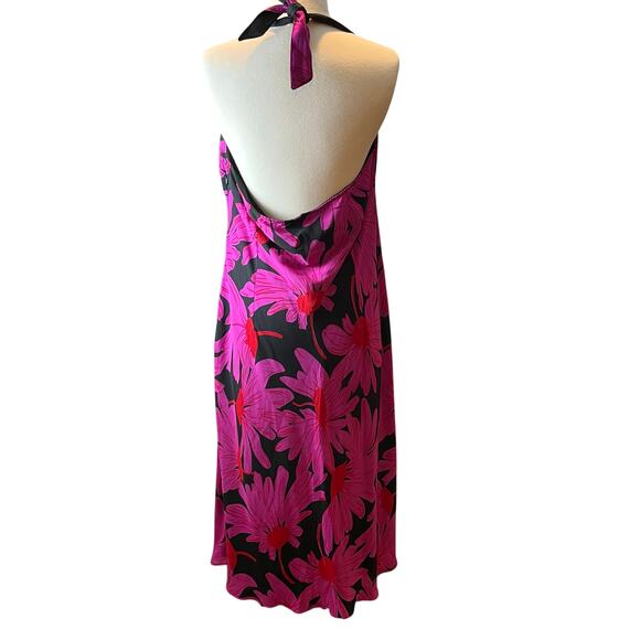 Vintage Y2k Halter Neck Floral Summer Sundress Size 14 90s Soft Girl Coquette - Picture 6 of 6
